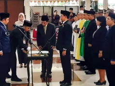 Pelantikan ,Bupati Bondowoso : Jabatan Merupakan Amanah