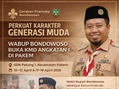 Perkuat Karakter Generasi Muda, Wabup Bondowoso Buka KMD Angkatan I di Pakem