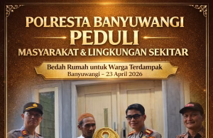 Polresta Banyuwangi Peduli Masyarakat Dan Lingkungan SekitarÂ