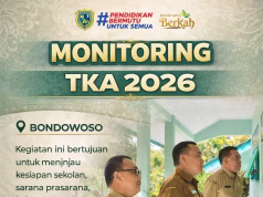Dispendik Bondowoso Pantau Pelaksanaan TKA, Kehadiran Capai 99,8 Persen