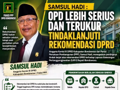 Samsul Hadi : OPD Lebih Serius dan Terukur Tindaklanjuti Rekomendasi DPRD