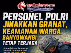 Personel Polri Jinakkan Granat, Keamanan Warga Banyuwangi Tetap Terjaga