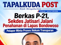 Berkas P-21, Sekdes Jatisari Jalani Penahanan di Lapas Bondowoso Pelapor Minta Proses Hukum Transparan