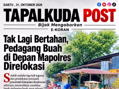 Tak Lagi Bertahan ,Pedagang Buah di Depan Mapolres Direlokasi
