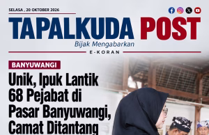 Unik, Ipuk Lantik 68 Pejabat di Pasar Banyuwangi, Camat Ditantang Hentikan Ego Sektoral