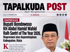 Bupati Bondowoso KH Abdul Hamid Wahid Raih Santri of The Year 2026, Diapresiasi atas Kepemimpinan Kabupaten /Kota
