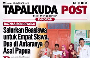 Baznas Bondowoso Salurkan Beasiswa untuk Empat Siswa, Dua di Antaranya Asal Papua